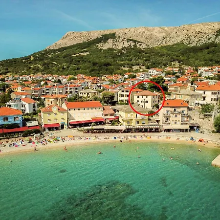 Apartment Sanja With Sea View Baška Exteriör bild